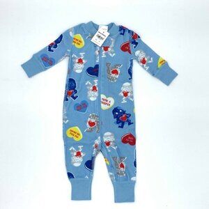 Hanna Andersson Star Wars Candy Hearts Valentine's Day Sleeper. NWTs. Size 50.